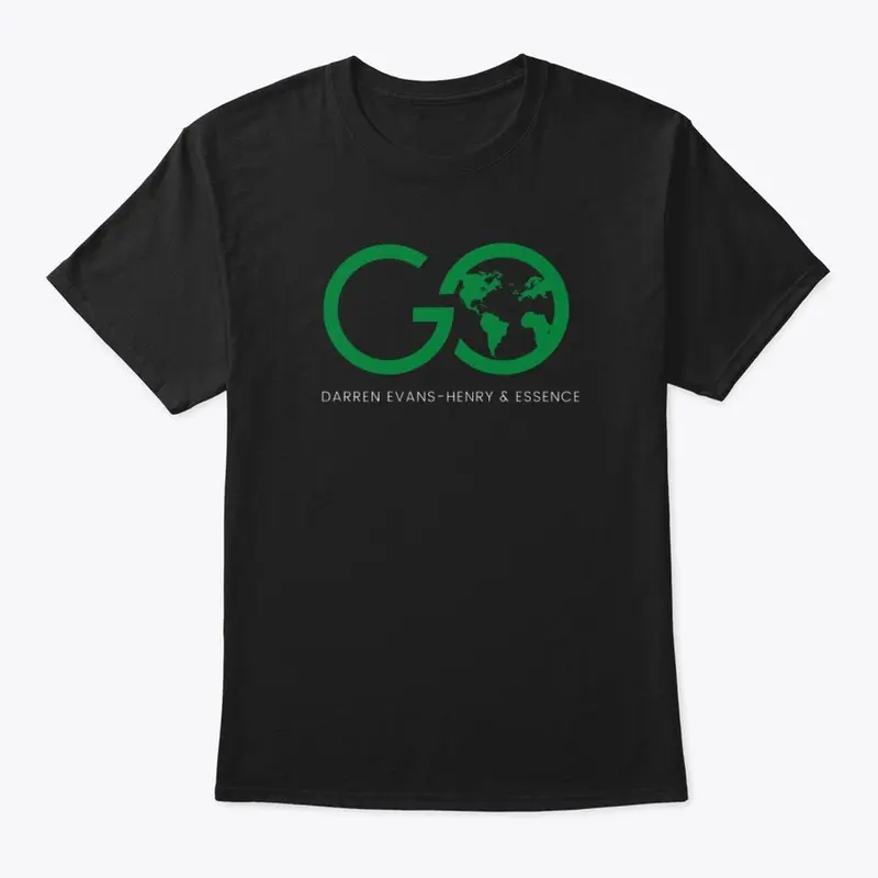 Black 'GO' T-shirt